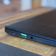 The USB-C port handles charging duties, but can also be connected to the Razer Core for external GPU magic. There’s a USB 3 and HDMI port on the opposite side.
